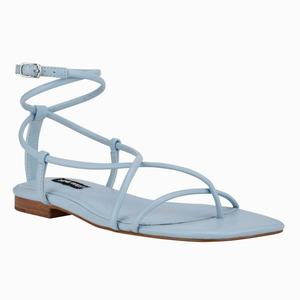 Nine West Mandie Strappy Platte Sandalen LichtBlauw Nederland | JPW-430865